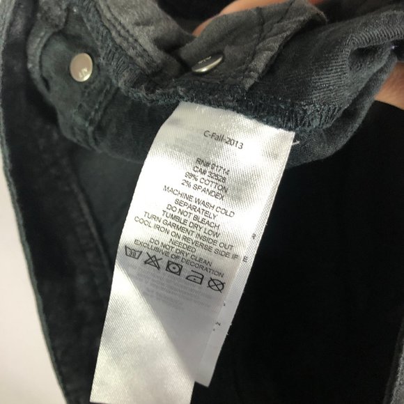 A/X Armani Exchange Black Texture Super Skinny Jean Size 26 - Picture 8 of 8